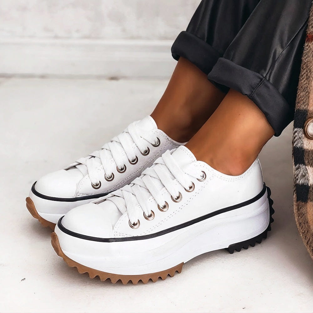 Marley™ - Leather platform sneakers