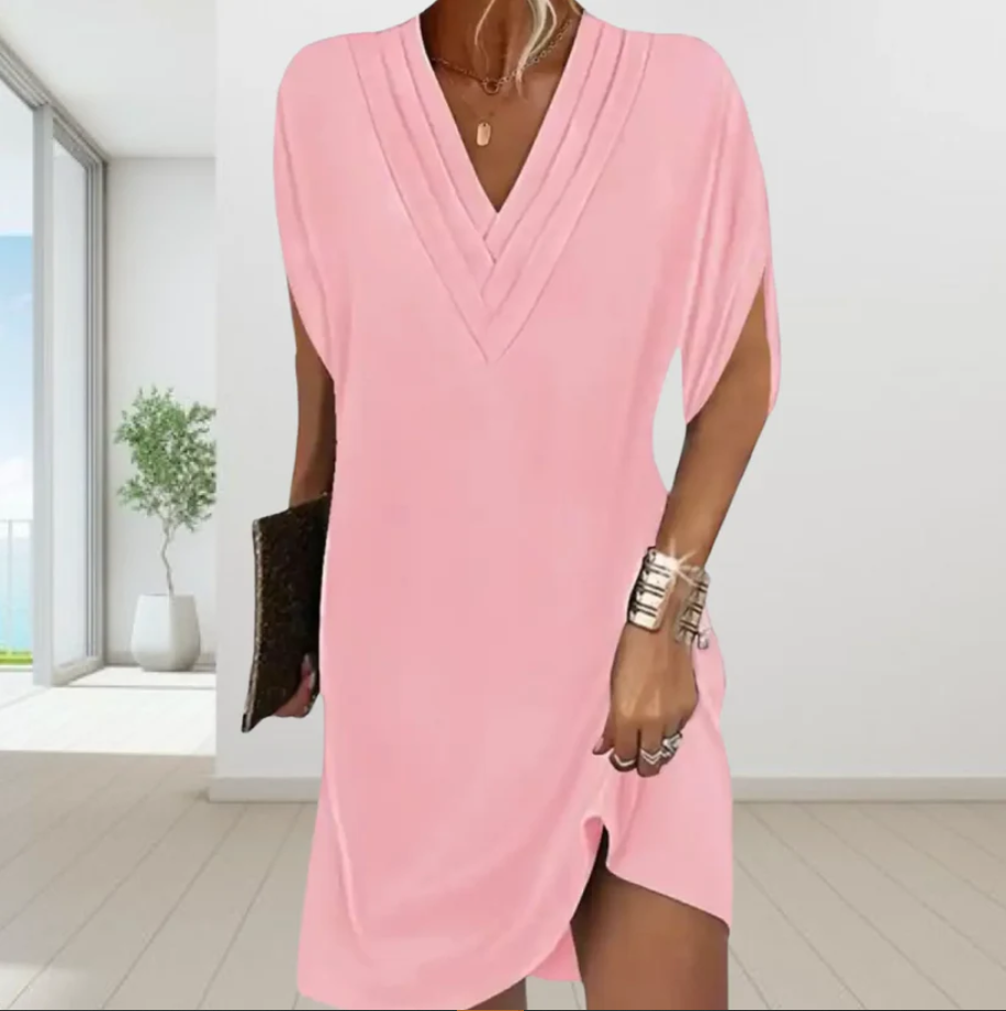 Clairene™ - Women's Elegant Half Sleeves Dress