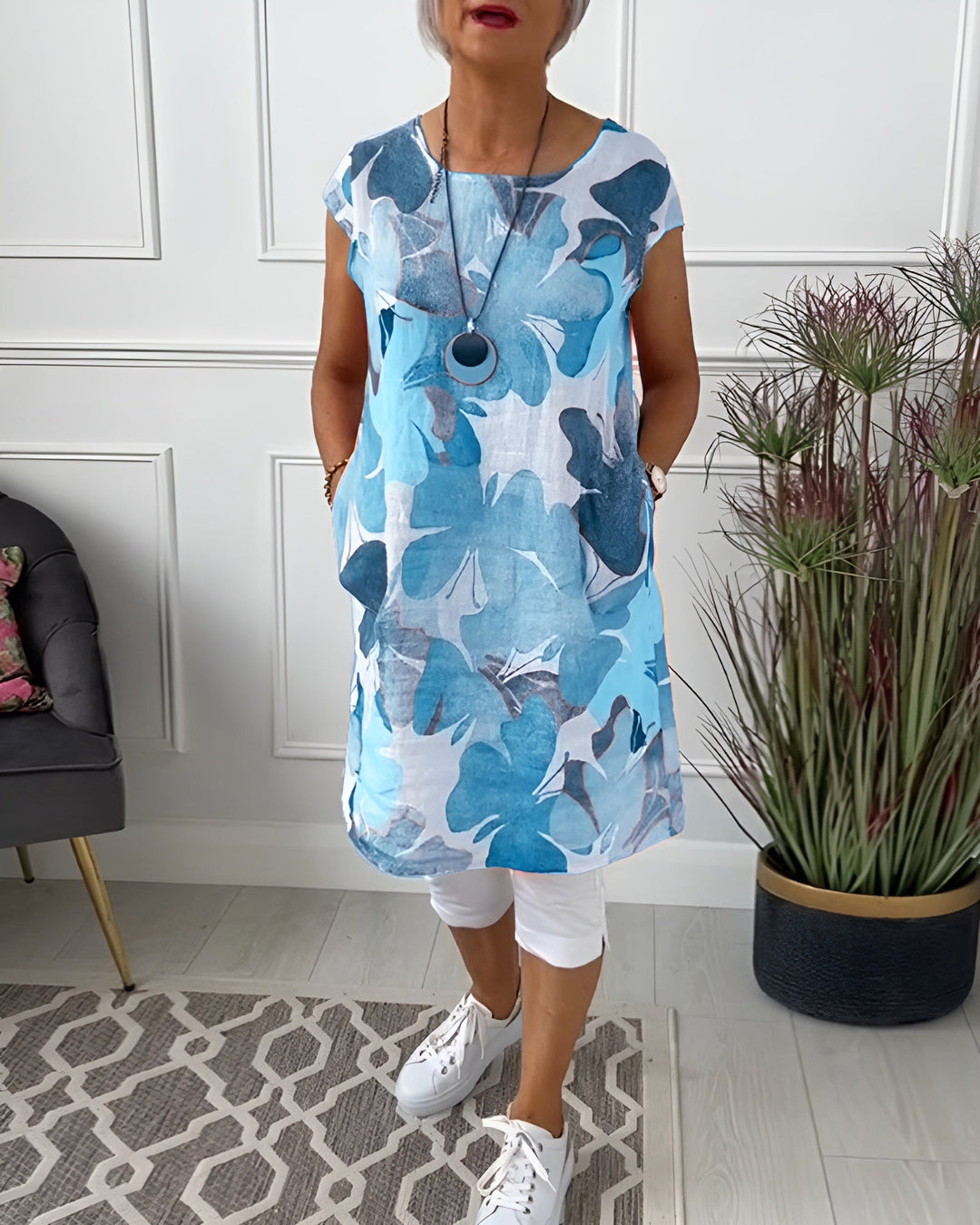 Nadine™ - Women's Casual Floral Dress