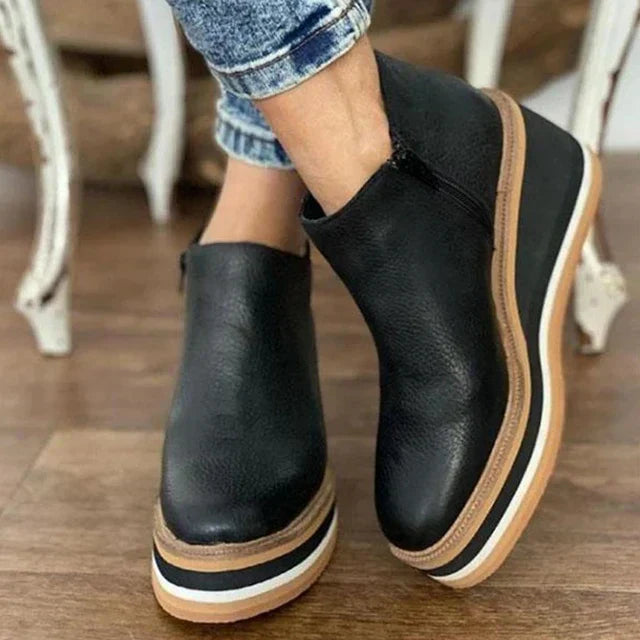 Nova™ - Casual Wedge Boots