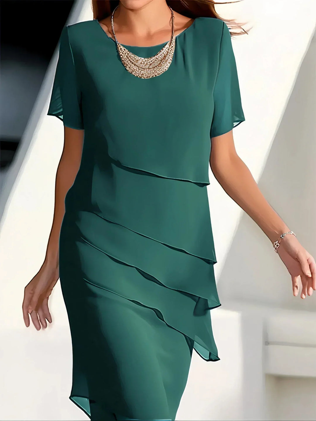 LOUISE™ - ELEGANT LAYERED DRESS