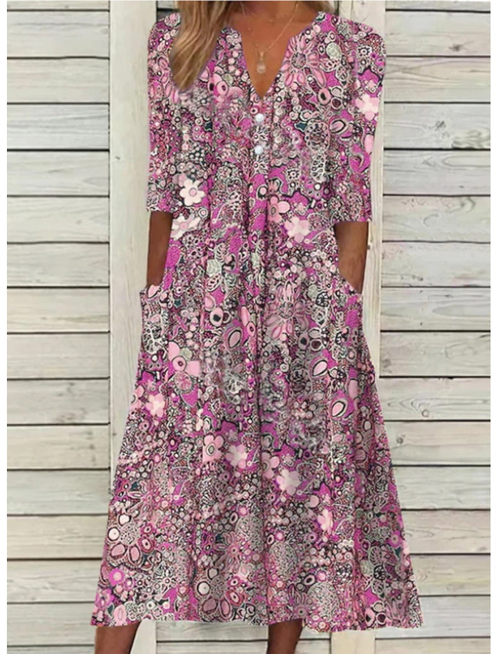 Sophia™ - Breezy Floral Summer Dress