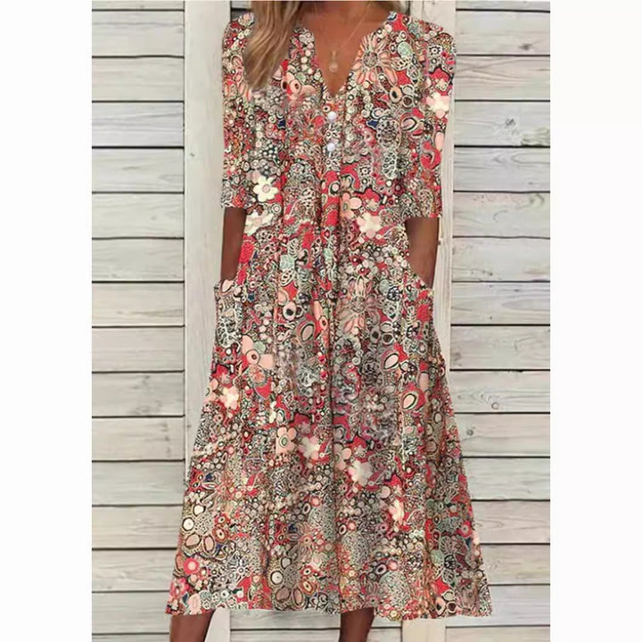 Sophia™ - Breezy Floral Summer Dress