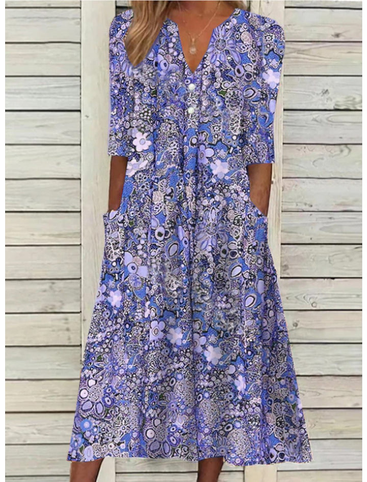 Sophia™ - Breezy Floral Summer Dress