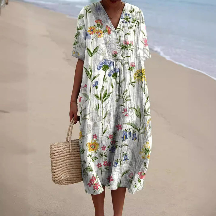 Margaret™ - Breezy Floral Summer Dress