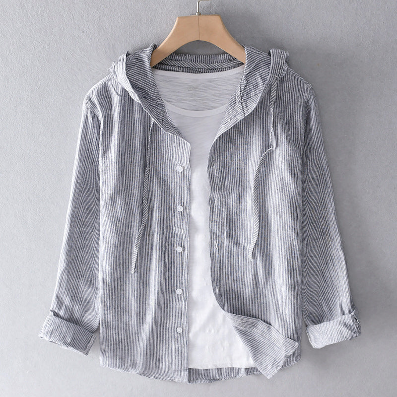 Anton™ - Women's Long Sleeve Linen Shirt