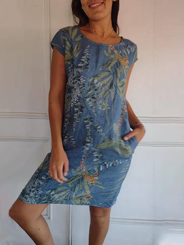 Lillian™ - Casual Printed Dress